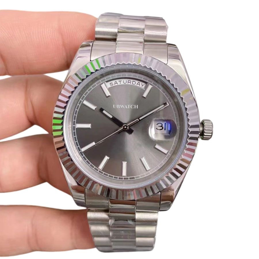 U1 Factory St9 Steel News Men Watches Ombre Blue Dial Automatic Mechanics 41MM Sapphire Glass Stainless mens watch jason007u1 store - 4 of 8