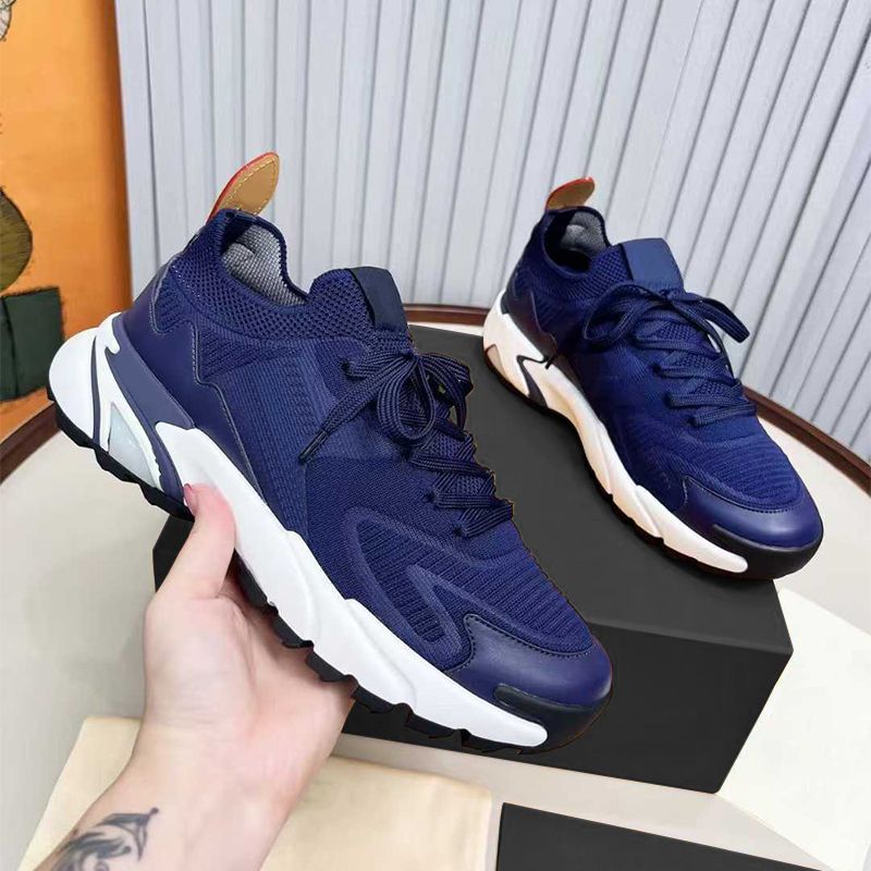 Designer Men Knit Runners Tatic Platform Sneakers Mesh Leather Breathable Trainers Outdoor Hiking Casual Men Walking Running Sports Shoes High Quality 892 - 6 of 9