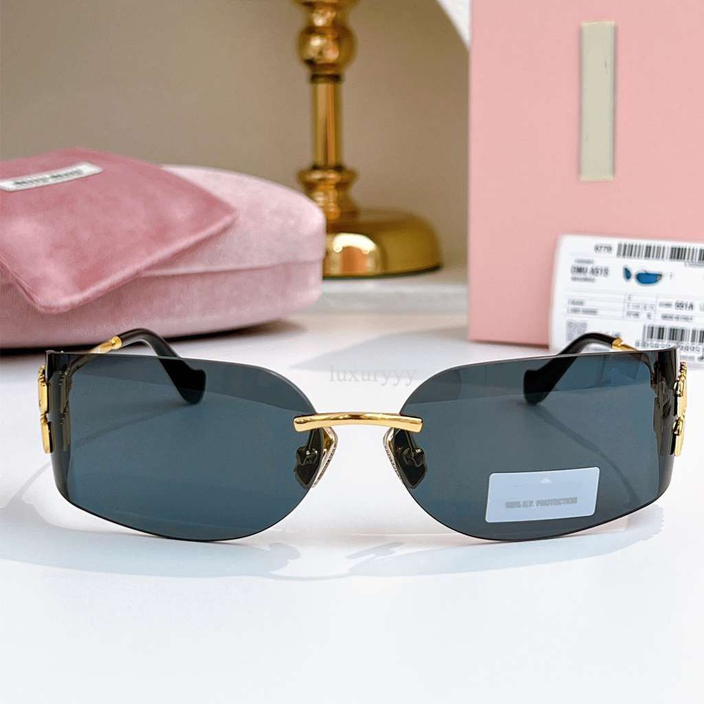 MU Designer Sunglasses luxury sunglasses for women men 51S 54Y sun Classic Oval frame glasses Goggle Outdoor Beach Sun protection Glasses MM Driving with box AAAAAA - 3 of 3