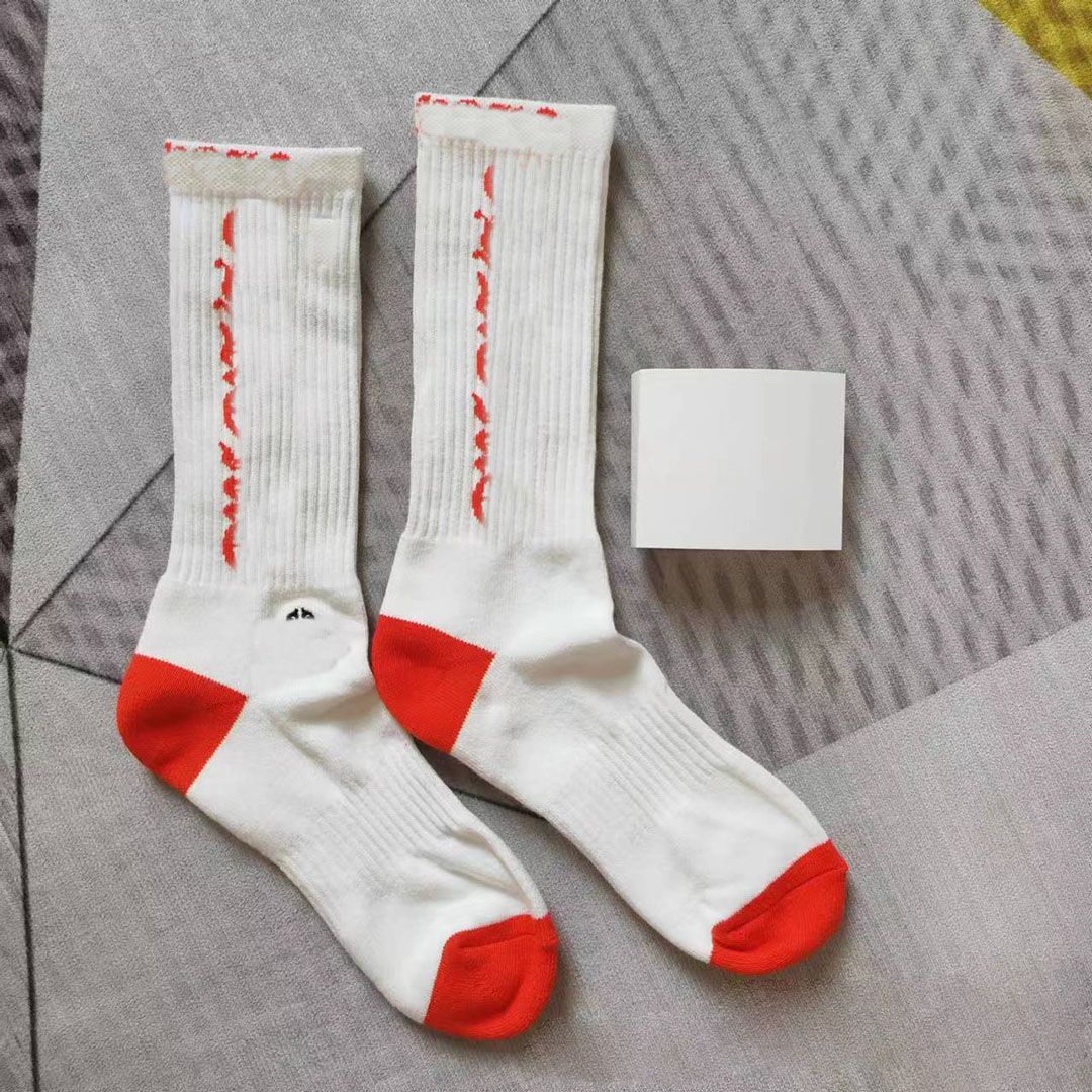 Men's Socks Designer For Autumn And Winter Warmth Mens Womens Long White Personalized Embroidery Designers Sports - 3 of 9