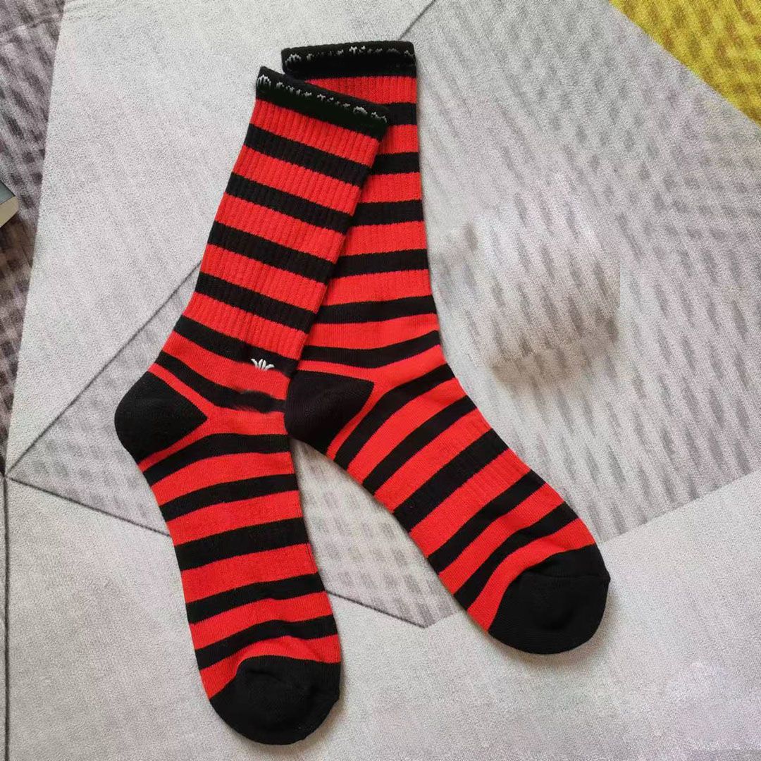 Men's Socks Designer For Autumn And Winter Warmth Mens Womens Long White Personalized Embroidery Designers Sports - 5 of 9