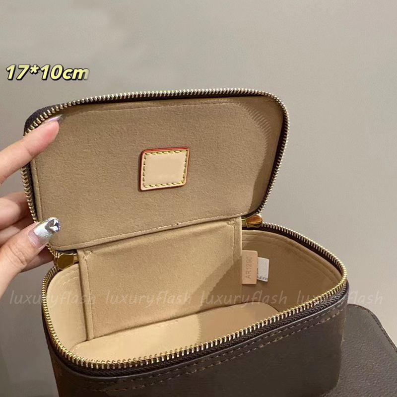 Designer Makeup Bags Storage Box Fashion Vintage Travel Cases Bag Zipper Leather Luxury Pink Ladies Cosmetic Jewelry Box - 5 of 8