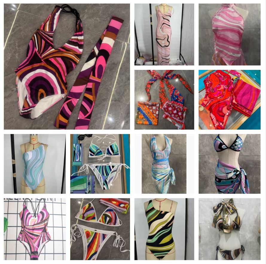 Women Swimsuit Swimwear Bikini Sexy Beach Swim Suit Push Up Plus Size High Waist White Black Solid - 2 of 8