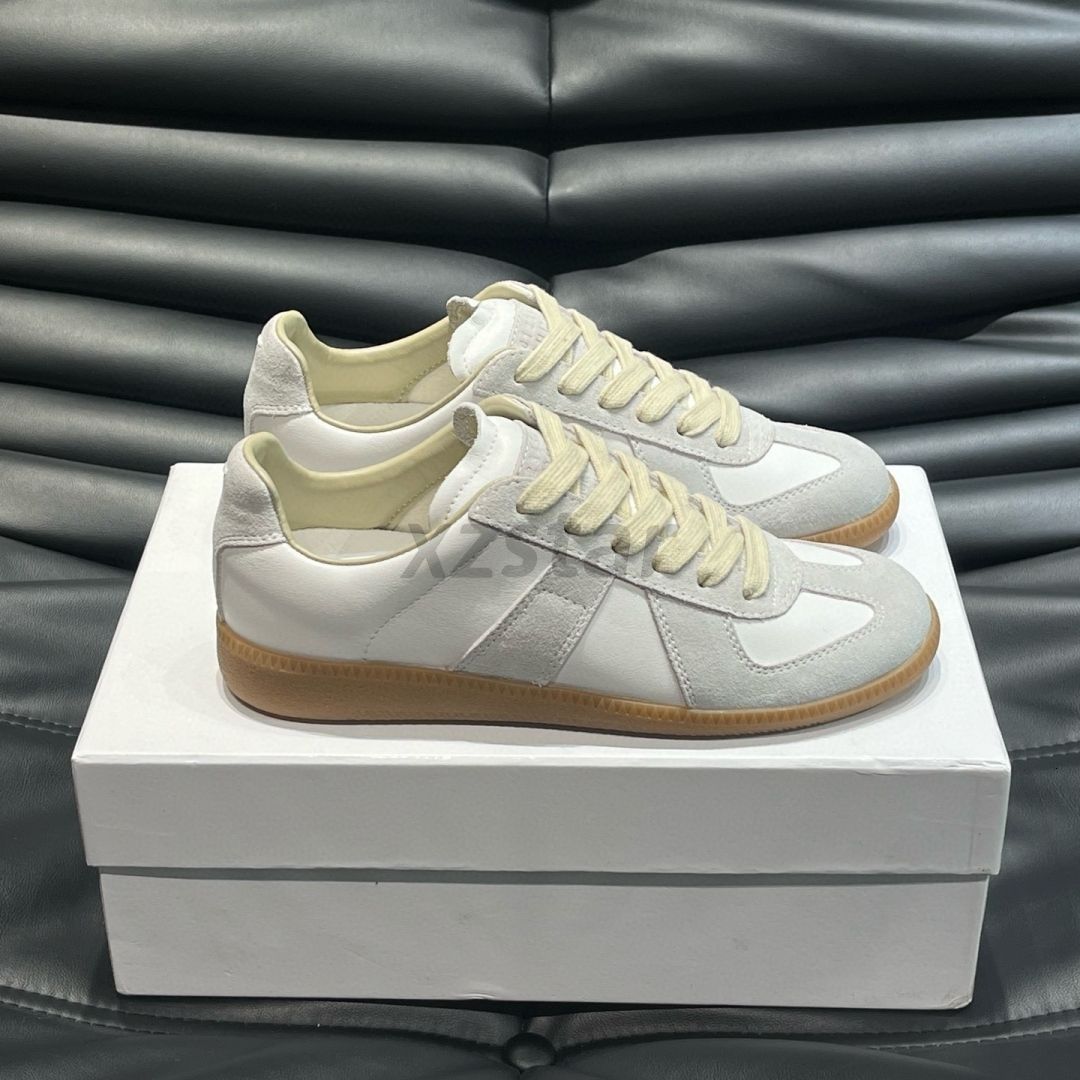 designer shoes gats men running shoes suede mm6 woman mens sneakers flat foam casual shoes trainer outdoor shoes men shoes - 2 of 8