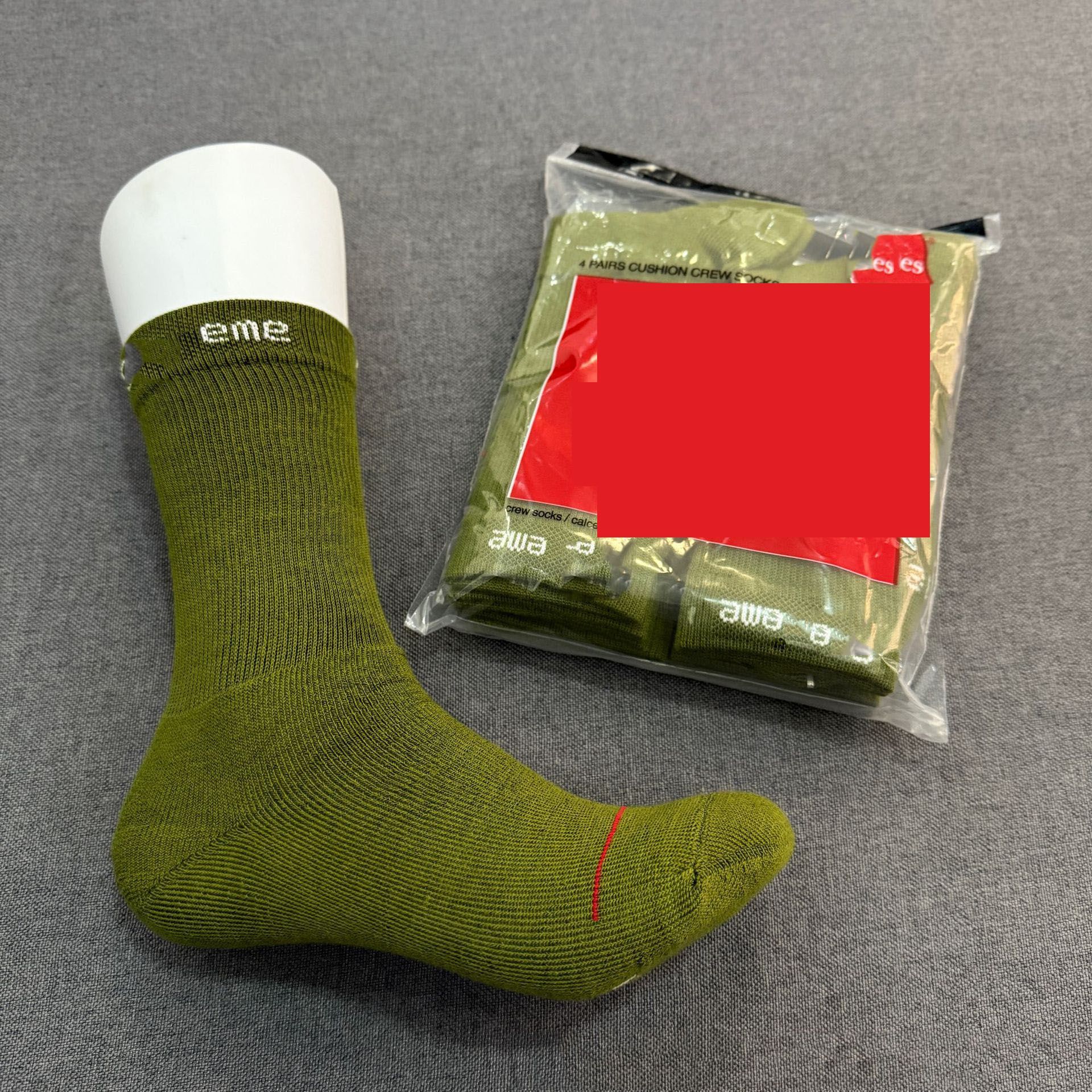 Men's Socks Sport Running Cotton Designer Running Soccer Basketball Sports Women Skateboard Stockings Grip Solid Classic Socks - 5 of 9