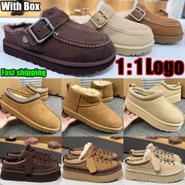 Designer Shoe Goldenstar Evelina Clog Slippers Women Men Tasman Slides Bailey Bow Tazz Boots Suede Furry Lined Buckle Strap Fall Driftwood Chestnut Sand Winter Shoe - orologiod