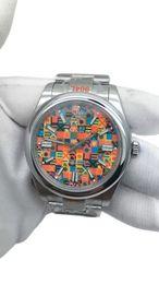 U1 Rolex Oyster Perpetual Automatic Stainless Steel Watch Bezel Men's Watch Sapphire Glass Case New Black Case - orologiod