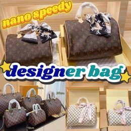 bag designer bag nano speedy handbag womens shoulder luxury bag clair solid casual simple bags purse Sac - orologiod