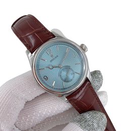 U1 Rolex Cellini Perpetual 1908 Ice Blue 39MM Sapphire Glass Upgraded Strap Automatic Stainless Steel Watch Bezel Men's Watch Case New - orologiod