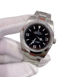 U1 Rolex Explorer Upgraded Jubilee Strap Automatic Stainless Steel Watch Bezel Men's Watch Sapphire Glass Case New Black Case - orologiod