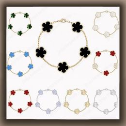 5 flower bracelet designer jewlery designer for women luxury clover bracelet sterling silver jewelry 925 diamond bracelet fashion braclet bracelet wholesale gift - orologiod