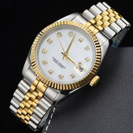 ZDR Couples Watches 28/31/36/41MM Size Stainless steel strap Japanese Quartz movement Wristwatches Super Luminous Women Men Watch Gifts - orologiod