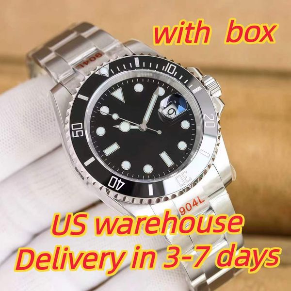 Sliding lock luxury ceramic bezel sapphire glass men's watch 2813 automatic mechanical watch 41mm fashion watches men's 904L stainless watch with box - Watches - orologiod