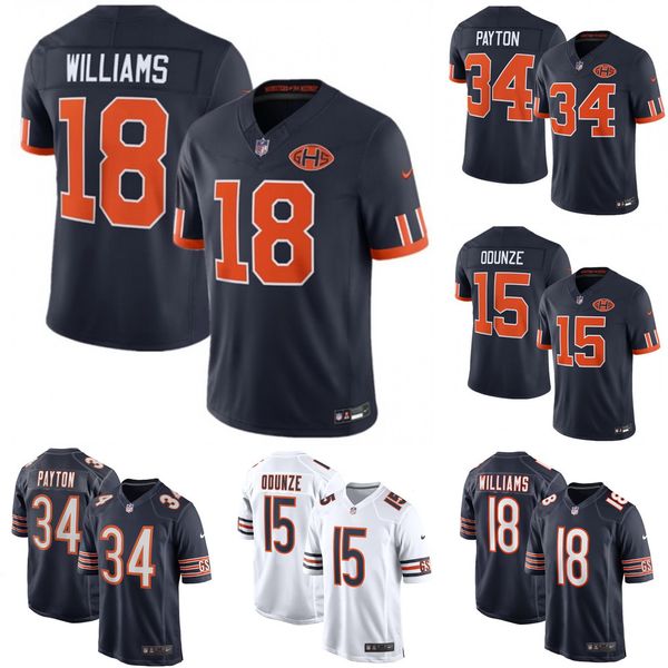 Men's Chicago Bears Caleb Williams Navy Player Game Jersey Custom Available S 6XL - Sports & Outdoors - orologiod