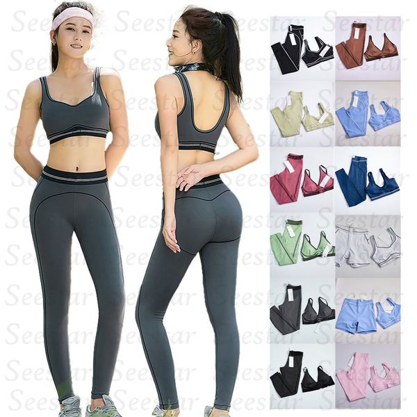 2Pcs Women Yoga Set Gym set Sport Bra High Waist Leggings Outfit, Quick Dry Fitness Gym Running Workout Sportswear - Sports & Outdoors - orologiod