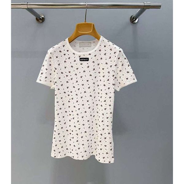 Womens T Shirts Designer Lady Tshirts Shorts Tees Summer Breathable Tops Patterns Flowers Shirt With Budge Letters Design Short Sleeves Size S-2XL - Apparel - orologiod
