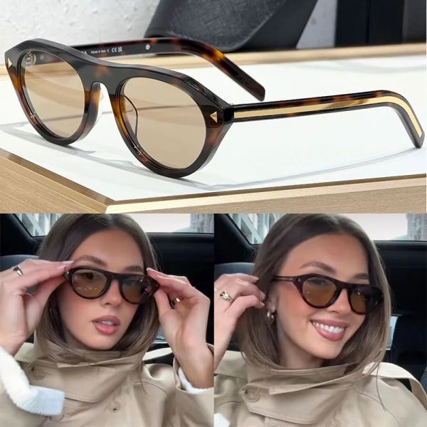 Sunglases Designer Women Beach Trendy Classic Square Metal Legs Letter Design Cat Eye Top Quality Eyeglasses Oval Luxury Monogram Sunglasses PR B15S 12A - Bags, Shoes & Accs - orologiod