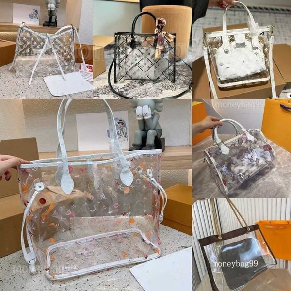 10A Shoulder Bags jelly Fashion Designer Transparent Totes Ladies Crossbody VL bag Show off the rich Clear Lipstick powder makeup cosmetic Pouch toiletry purse 2025 - Bags, Luggage & Accessories - orologiod