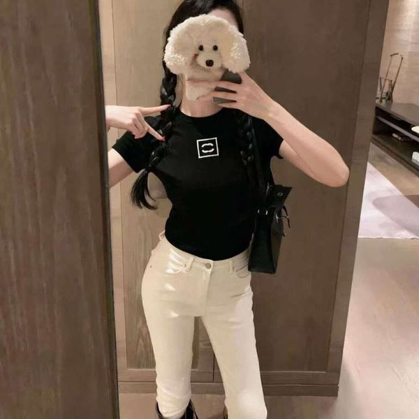 Womens T Shirts Vests Designer Slim Tshirts Shorts Tees Summer Breathable Tops Sweatshirts Long Shirt With Budge Turtleneck Letters Design Short Sleeves Size S-XL - Apparel - orologiod
