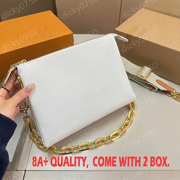 Designer Luxury Style Puffy Envelope Clutch Women's Thick Chain Crossbody Bag Coussin Quilted Shoulder Purse Evening Handbags Premium Quilted wedding guest clutch - Bags, Luggage & Accessories - orologiod