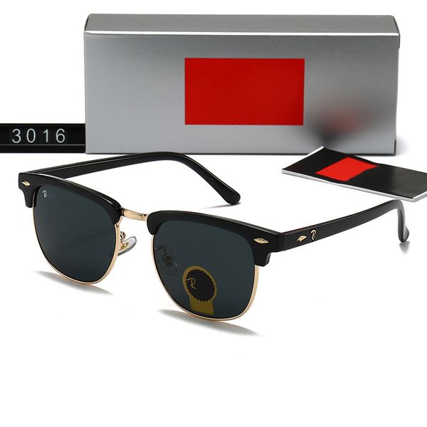 2026 Designer Sunglasses for Womens Mens Outdoor Sunglasses Shades Fashion Goggle UV400 Eyewear Classic glasses 3016 Male Sun Glasses Metal Frame gift With Box - Bags, Shoes & Accs - orologiod