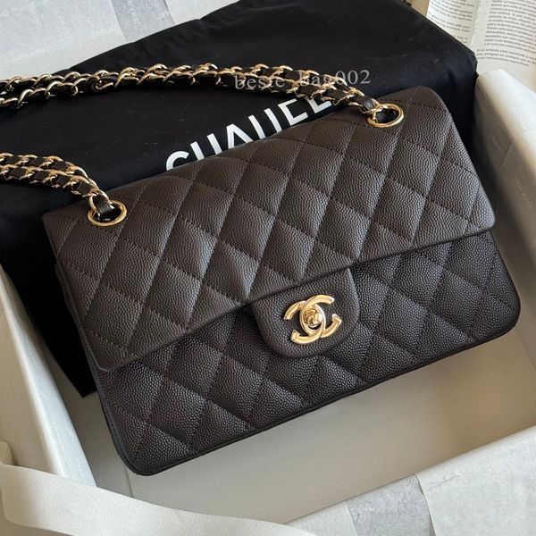 10A Caviar cf Classic Designer bags Shoulder Bag Sheepskin Women's Crossbody Bags Diamond Pattern Metal Chain Doube C Letters Flap Closure Handbag 25 bag tote bag 01 - Bags, Luggage & Accessories - orologiod