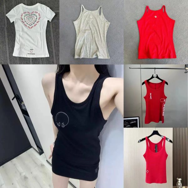 Designer Tanks Women Tank Tops Luxury Vest Sleeveless Cotton Fashion Knitted Camisole Tees Women's Sleeveless Vests - Apparel - orologiod