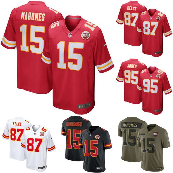 Men's Kansas City Chiefs Patrick Mahomes Red Game Jersey #15 Custom Available S-6XL - Sports & Outdoors - orologiod