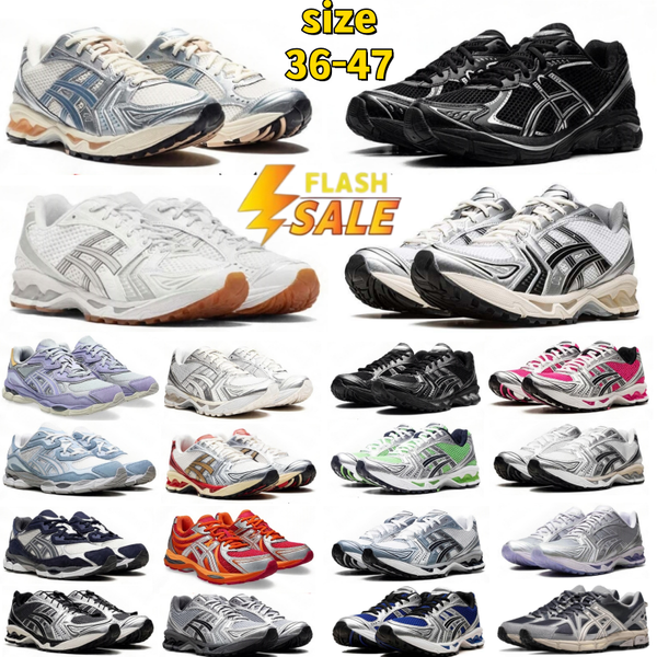 with box designer shoes asices gels nyc1130 k14 running shoes Japan kayano14es Metallic Silver Gold Chrome Toe Pink Foam Blue Tint mens womens outdoor sneakers 36-47 - Shoes & Accessories - orologiod