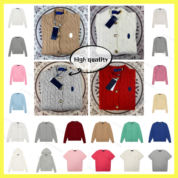Women's Designer Embroidered Cardigan Sweater Knitted embroidered sweater Blended cotton sweater Knitted Fashionable high-quality sweater Size: S-2XL - Apparel - orologiod