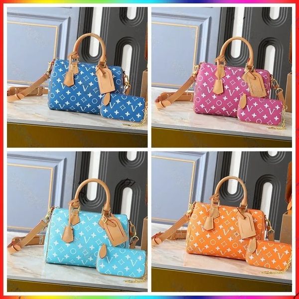 Luxury designer bag pochette crossbody shoulder bag high-quality monogram leather travel bag tote old flower classic women's large capacity handbag purse wallet - Bags, Luggage & Accessories - orologiod