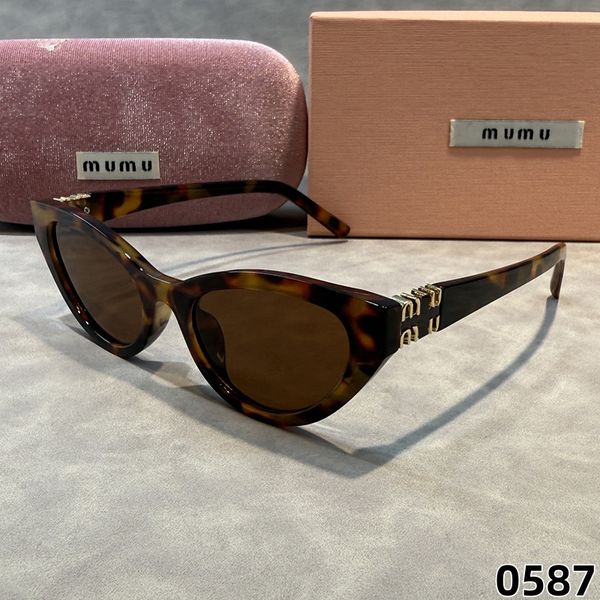 MU Designer Sunglasses For Women UV400 Protection Glasses Black Brown Transparent Tortoise Mens MM Clear Frame Cat Eye Luxury Sunglasses Daily Beach Outdoor - Fashion Collection - orologiod