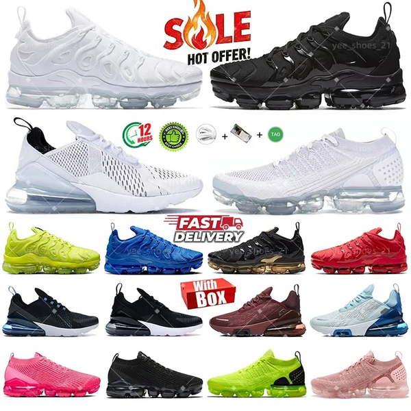 TN Plus 270 Running Shoes 270s Premium Mens Women Sneakers Triple White Black 2.0 3.0 Red Game Pink Wolf Grey Walking Sports Trainers with box 36 47 - Shoes & Accessories - orologiod