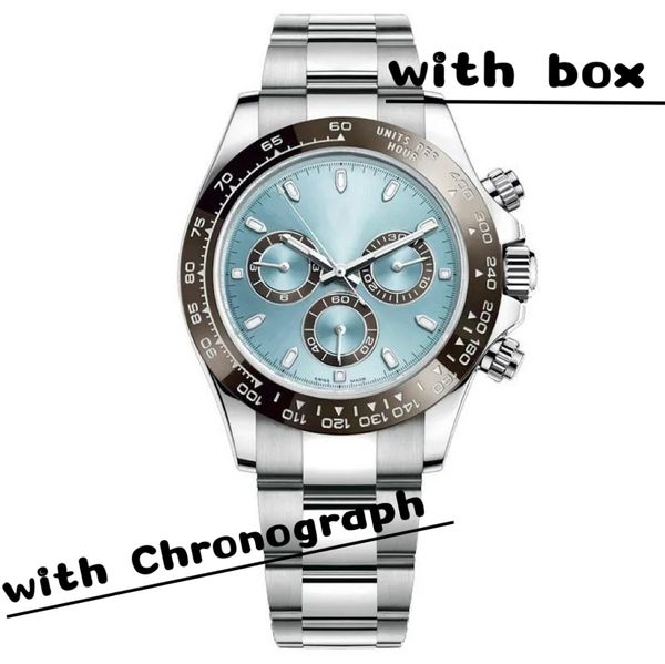 Luxury Men Watch 2813 Automatic/quartz Movement Watches Full Stainless Steel Sports Chronograph Mens Watches luminous montre de luxe Wristwatches gifts - Watches - orologiod