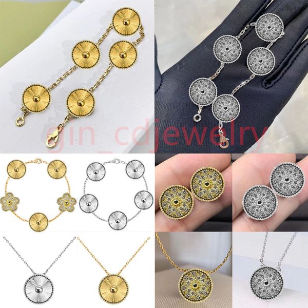 Classic Lucky Clover Necklace Bracelet Earrings Womens and Girls Valentine's Day Mother's Day Engagement Jewelry - Jewelry - orologiod