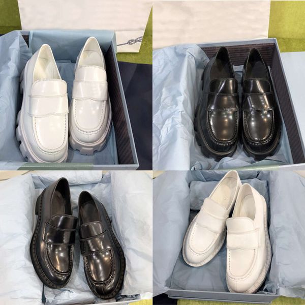 loafers designer men monolith loafer brushed leather loafers women leather shoes High quality 517 - Shoes & Accessories - orologiod