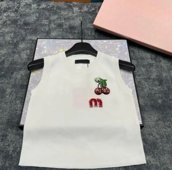Brand Fashion Women's Tank Top Camis Embroidery Print Slim Vest Daily Casual Clothing - Apparel - orologiod