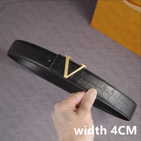 Real Leather Designer Belt Woman Belts Man Smooth Buckle Width 2.5cm & 4.0cm Cowskin Classic Golden Silver Color Letters Design - Fashion Accessories - orologiod