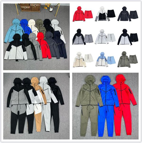 Tech Fleece Mens Womens Hoodies Pants Tracksuits Sports Jackets Space Cotton Trousers Man Tracksuit Bottoms techfleece Man Joggers - Apparel - orologiod