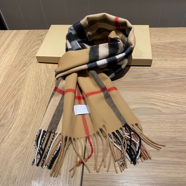 2026 Classic Plaid Women Man Designer Scarf 100% Cashmere Scarves For Winter Warm Womens and mens Long Wraps Size 180x30cm - Fashion Accessories - orologiod