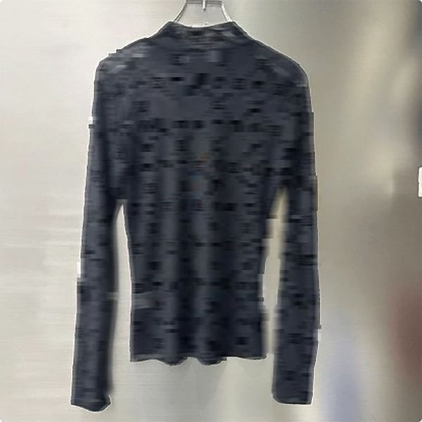 Women's T Shirts Gotoola 2023 High Version Spot Small Mesh Top Overclothes Moon Long Sleeve Bottoming Shirt Lace Sexy Girl Style - Apparel - orologiod