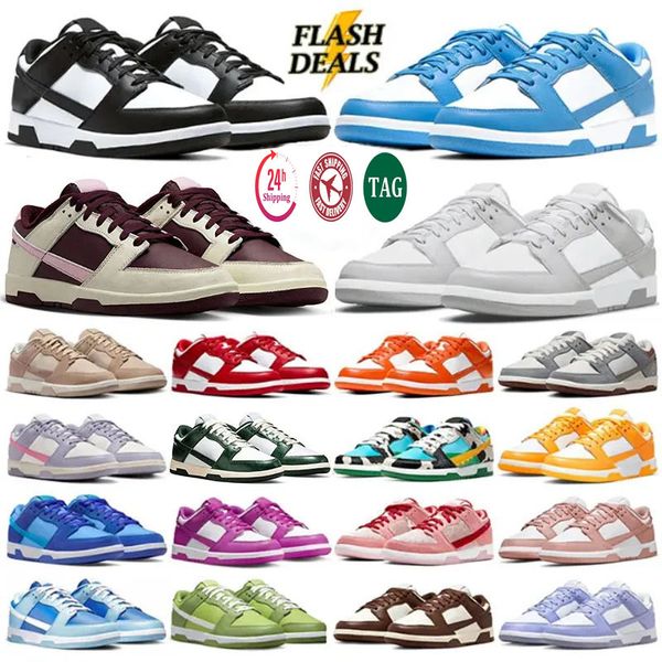 Designer Shoes Men Women Casual Running Shoes Flat Sneakers Panda Triple White Black Orange Pink University Blue Red Green Red Hiking Outdoor Mens Sports Trainers - Shoes & Accessories - orologiod