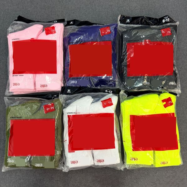Men's Socks Sport Running Cotton Designer Running Soccer Basketball Sports Women Skateboard Stockings Grip Solid Classic Socks - Apparel - orologiod